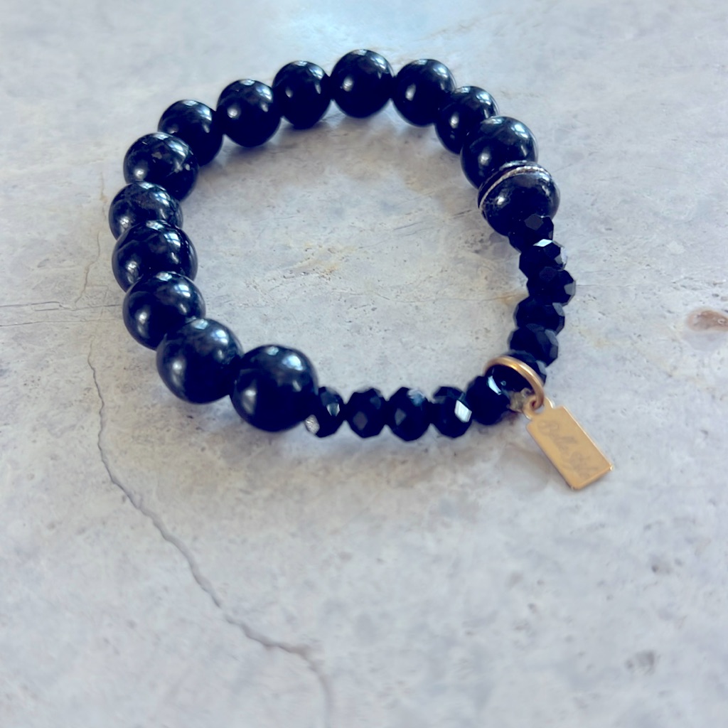 Bellestyle Blessed Black Jade Bracelet